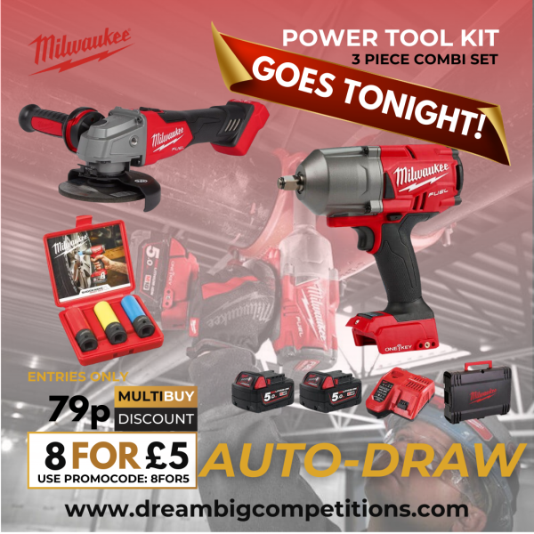 BIG RED 3 Piece Tool Bundle or £350 TAX FREE CASH for 79p