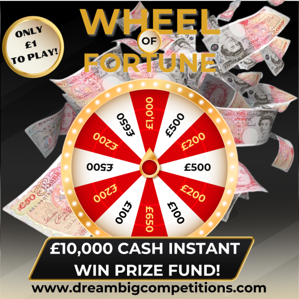 £10,000 CASH WHEEL OF FORTUNE